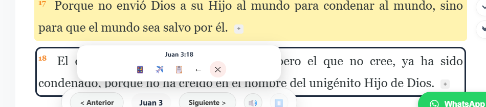 Opciones para compartir por WhatsApp, Telegram o copiar